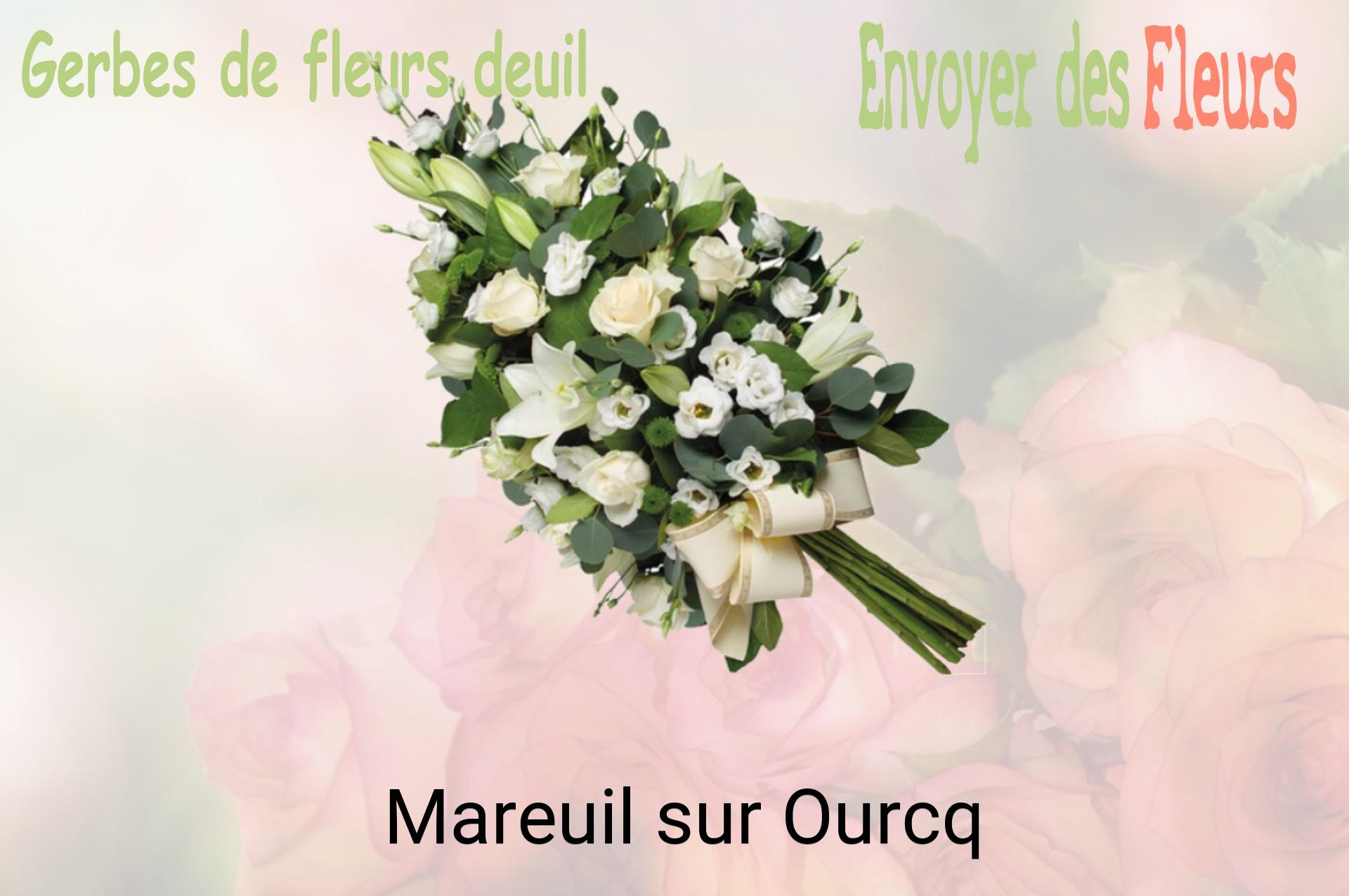 Gerbe de fleurs de deuil livrée à Mareuil-sur-Ourcq